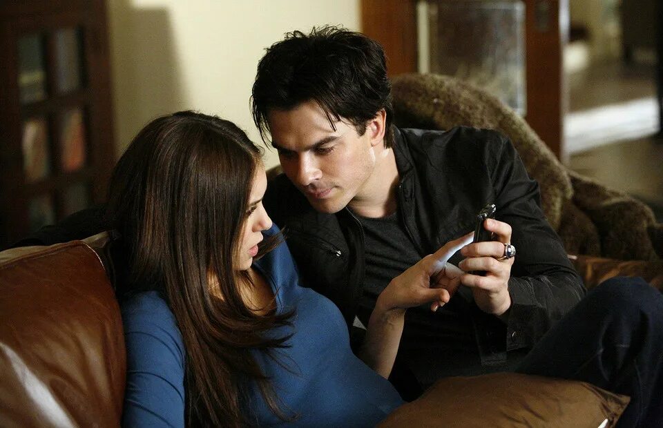 Damon and Elena.