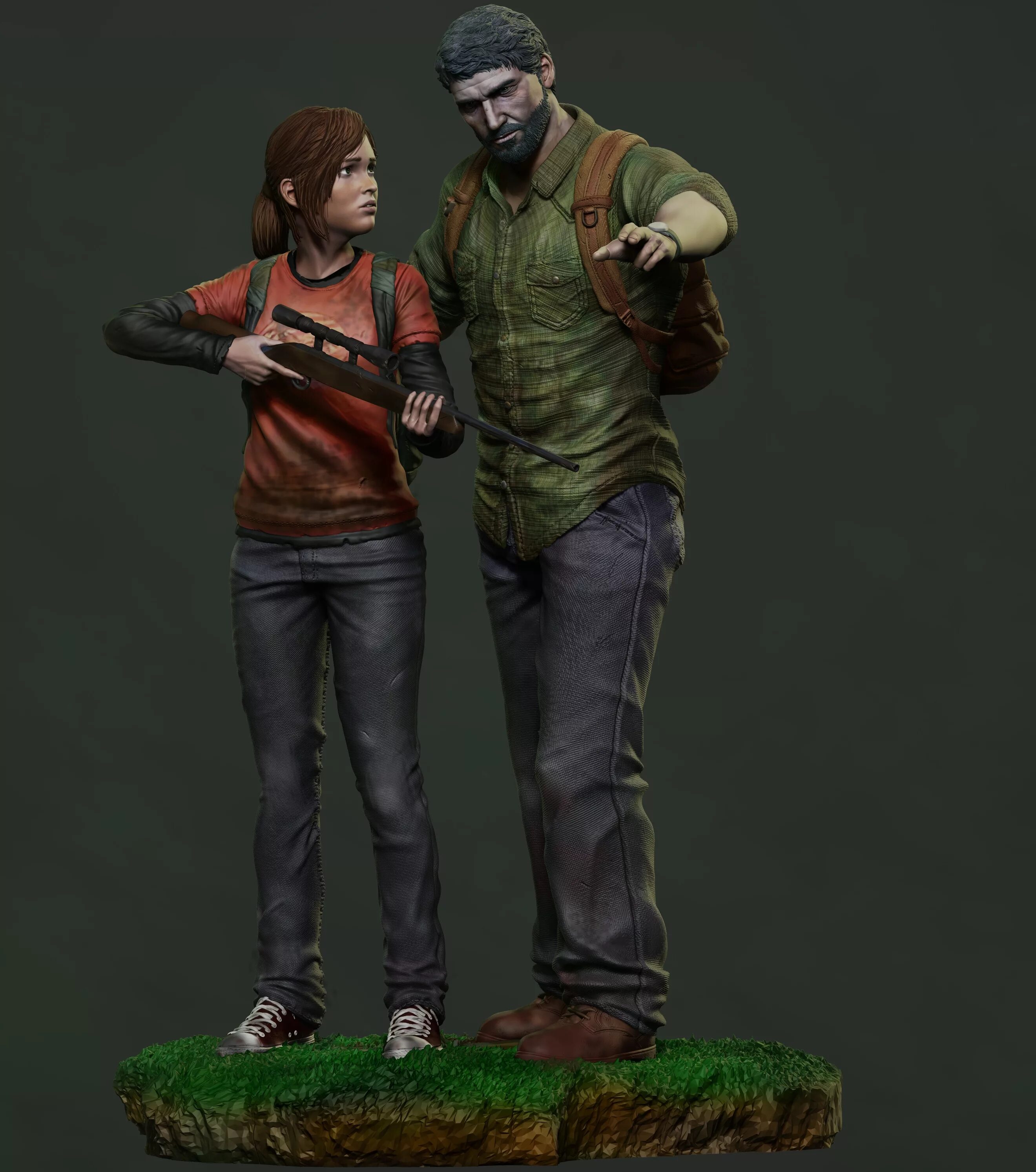 Last of us ellie 3d. Диорама the last of us. the last of us 3.