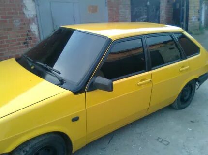 Ваз 2109 желтый