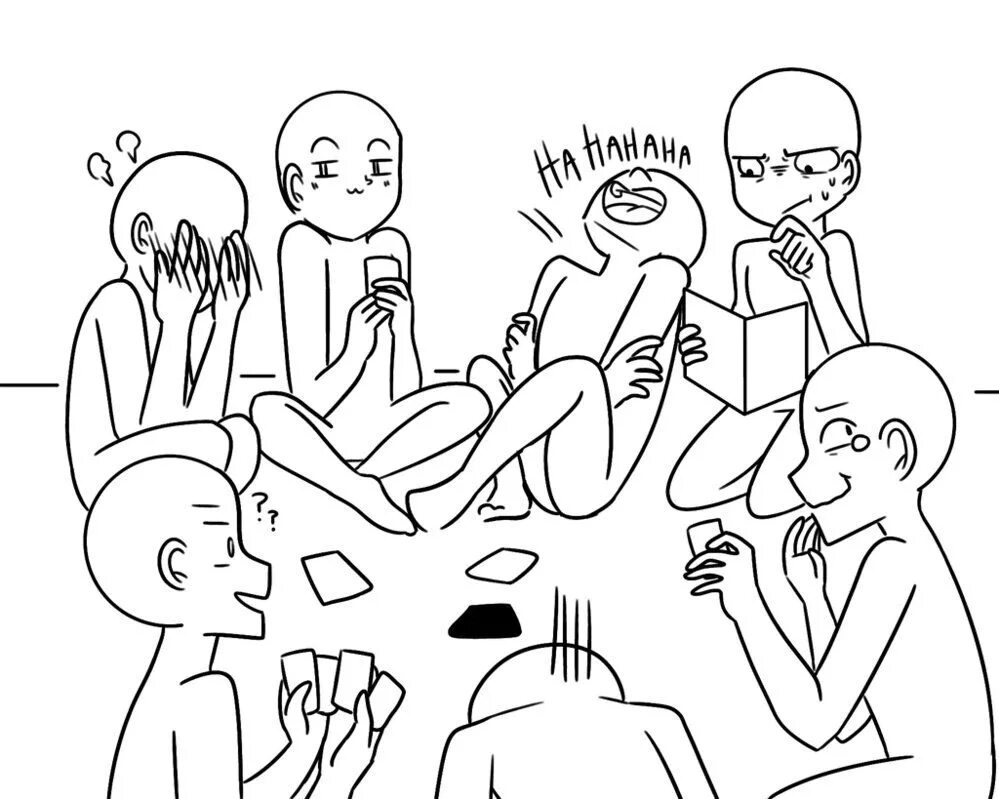 Draw the different