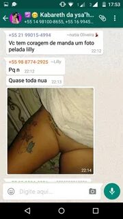 Whatsapp de mulher pelada