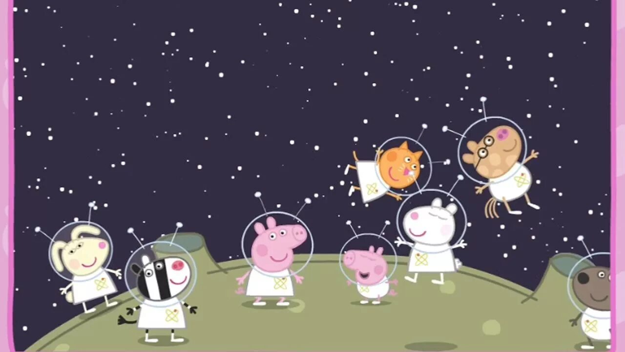 Peppa pig game space