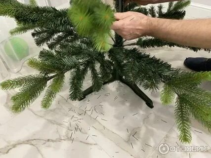 Как собрать елку искусственную пошагово