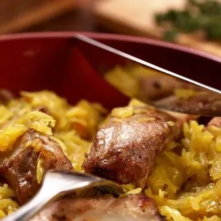 Ребрышки с квашеной капустой