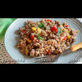 Гречка с мясом и овощами рецепт