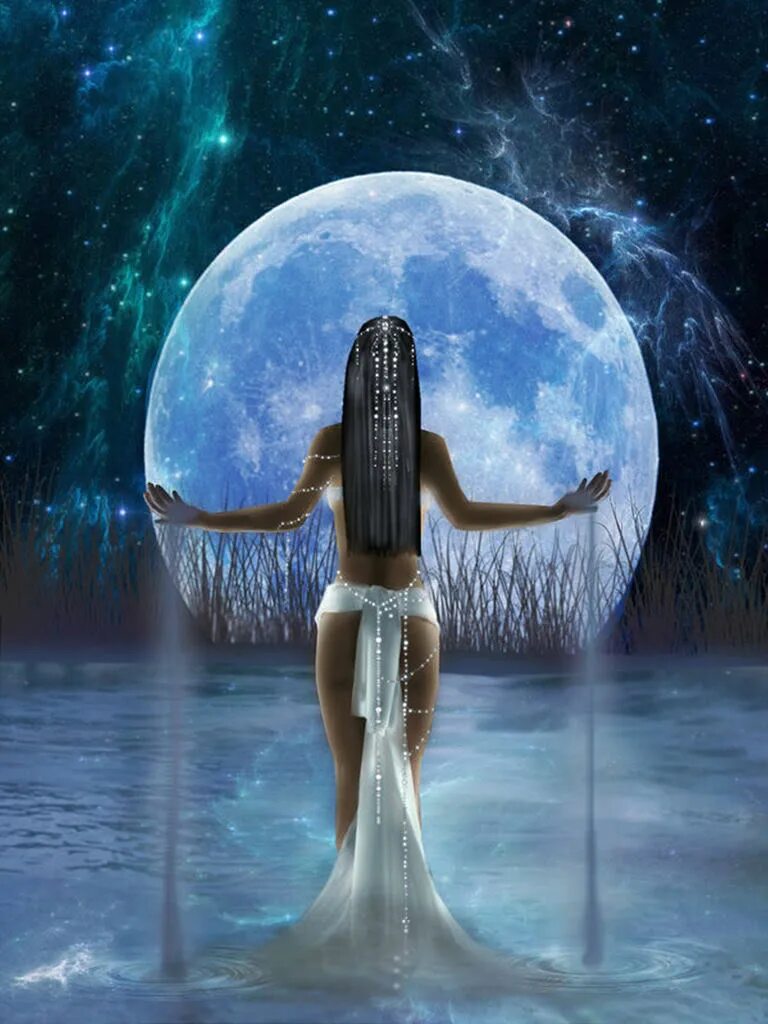 1 2 лунные сутки. Изида богиня Луна. Женщина Луна. Космическая женщина. Женщина Вселенная.