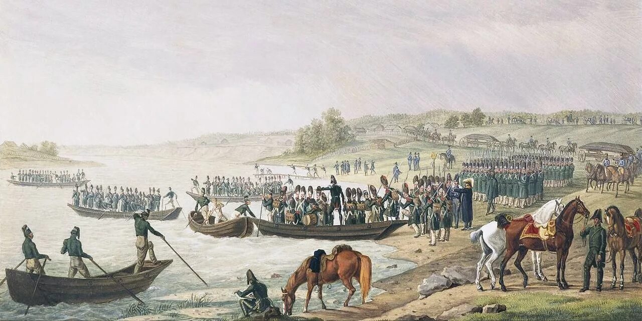 Переправа через неман 1812. Отечественная война 1812 переправа через неман. переправа наполеона через неман 1812. переправа наполеоновской армии через неман. 1812.