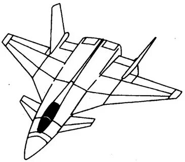 Истребитель рисунок