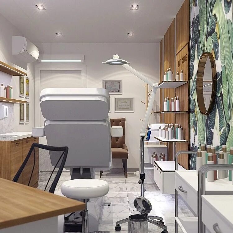 Pin by Tina Bear on MBB Spa room decor, Esthetician room decor, Clinic interior 