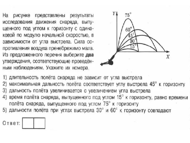 Стрельба под углом к горизонту. Максимальная дальность полёта тела брошенного под углом к горизонту. Задача на дальность полета тела, брошенного под углом к горизонту. Время полета тела брошенного под углом к горизонту. Максимальная высота над горизонтом формула