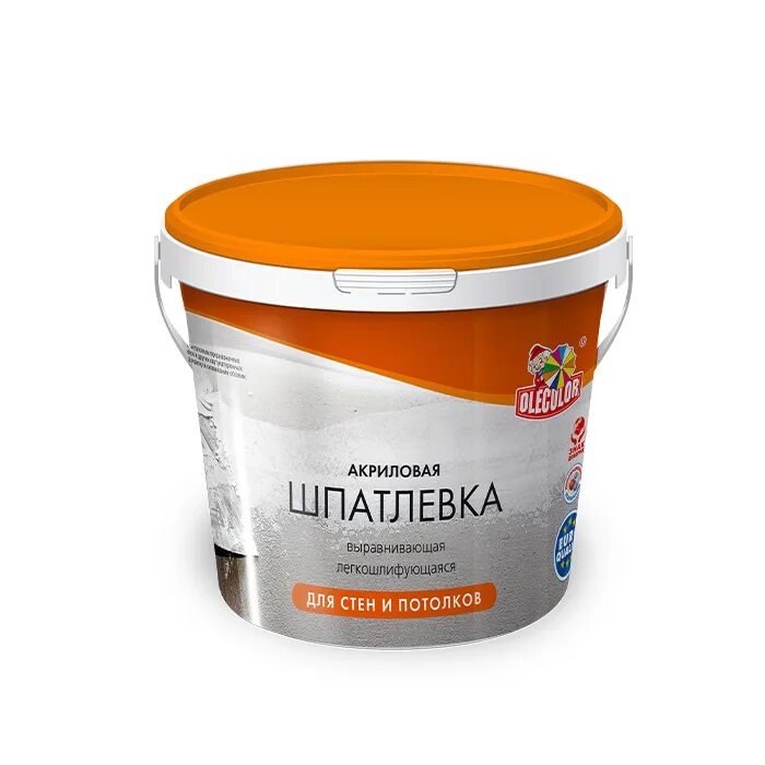 Можно на акриловую краску акриловую шпаклевку