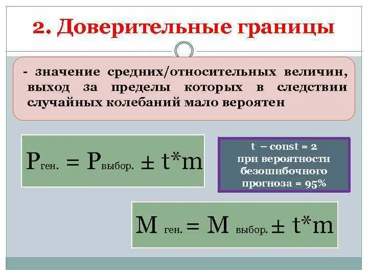 Определить границы величин