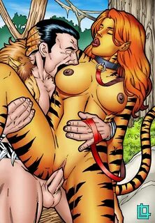 Muses Sex And Porn Comics, Tigra makes your meat sword, Art muses Sex and P...