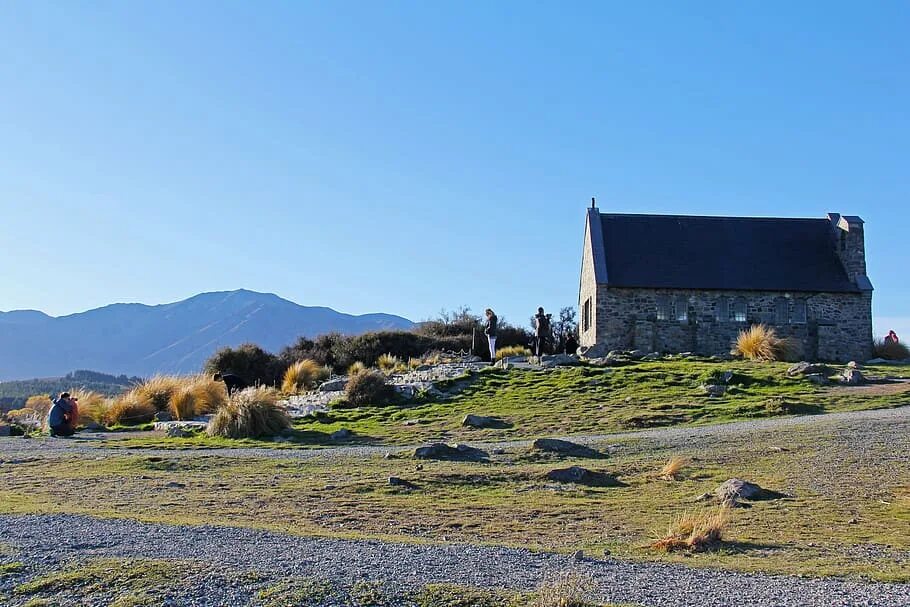 Церковь доброго пастыря новая Зеландия. The Church of the good Shepherd.