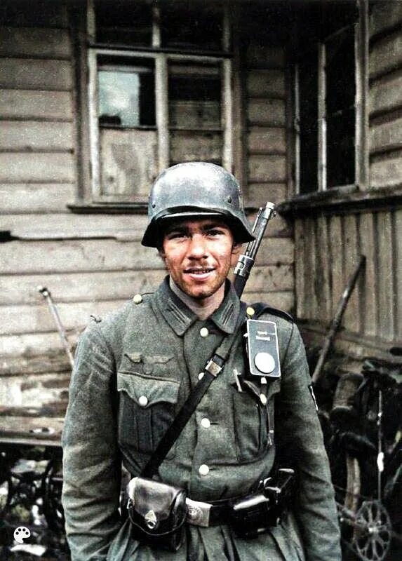 Вермахт в 1945 году. Гефрайтер вермахт.