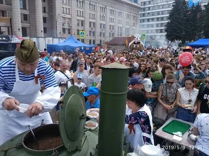 Полевая кухня новосибирск 9 мая