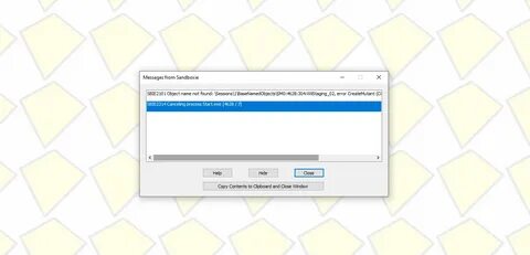 Error start process