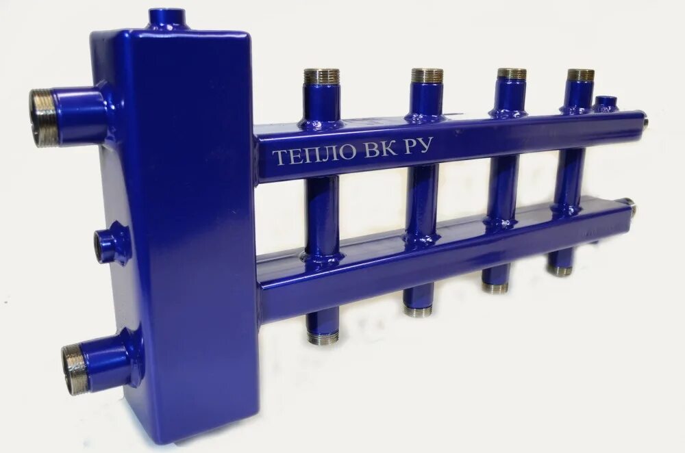 Коллектор отопительного контура. Коллектор отопления распределительный 1 1/2". Гидрострелка Валтек для отопления. Коллектор с гидрострелкой на 4 + 1. Коллектор отопления распределительный на 4 контура с гидрострелкой.