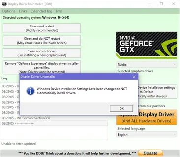 Nvidia uninstaller