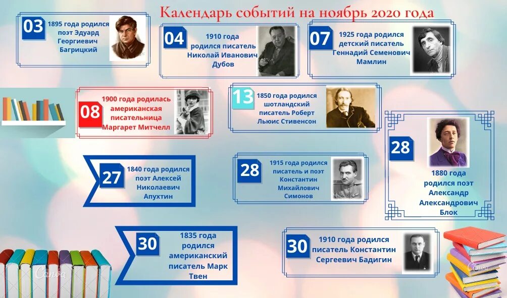 2020 год библиотек. Календарь знаменательных дат на год. Памятные литературные даты. Знаменательные даты писателей. Календарь знаменательных дат на 2022 год.