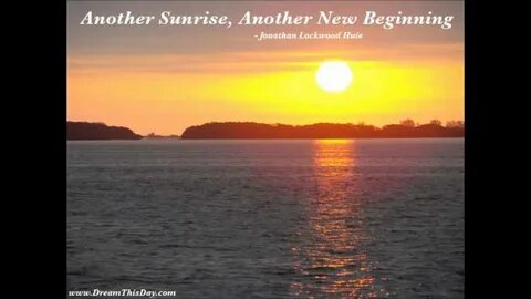 It was a morning the beginning
