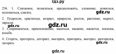 Русский язык 3 класс упражнение 236