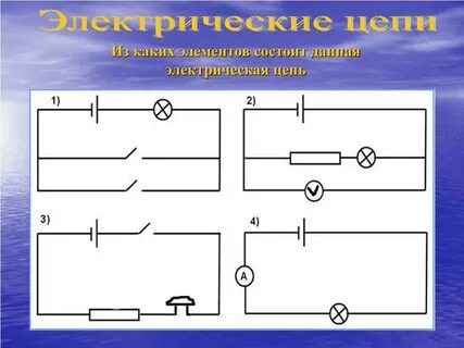 Из чего состоит электрический ток в цепи