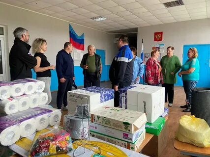 Гуманитарный сбор в школе