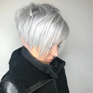 Пепельный цвет короткие