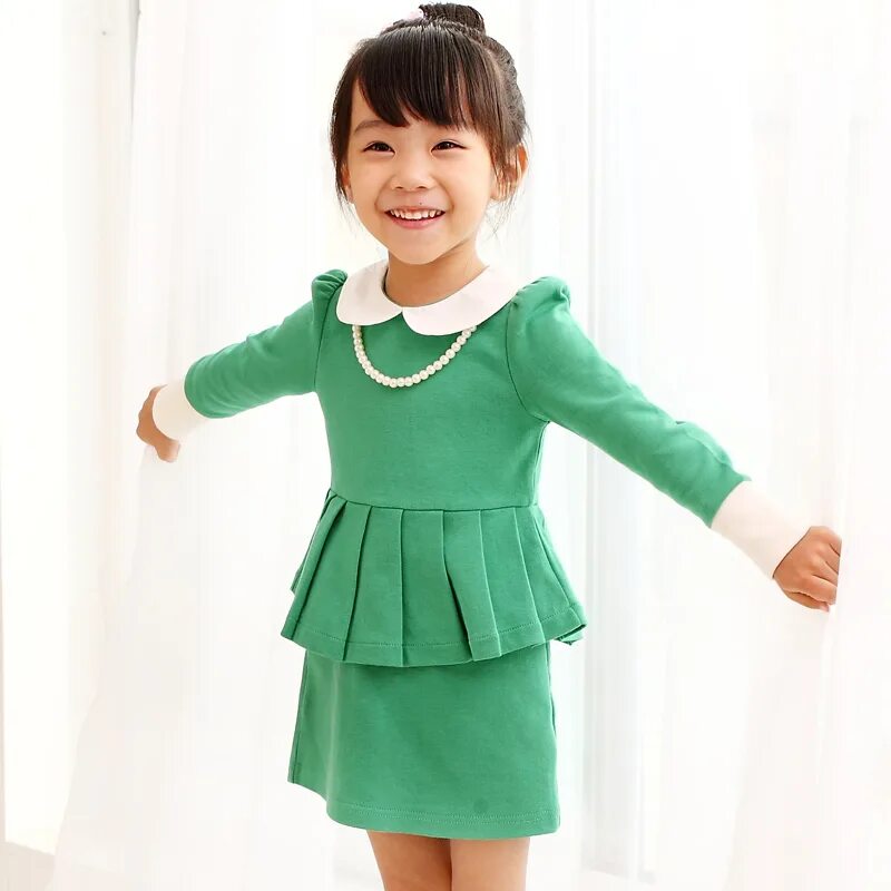 платье для девочки с длинным рукавом. детские платья повседневные. платье для девочки с длинным рукавом. фланелевое платье для девочки. 172110 платье трикотажное playtoday.