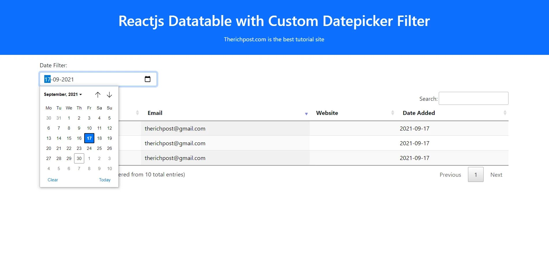 Фильтр react. Filter date custom. filters react. датапикер. datepicker react.