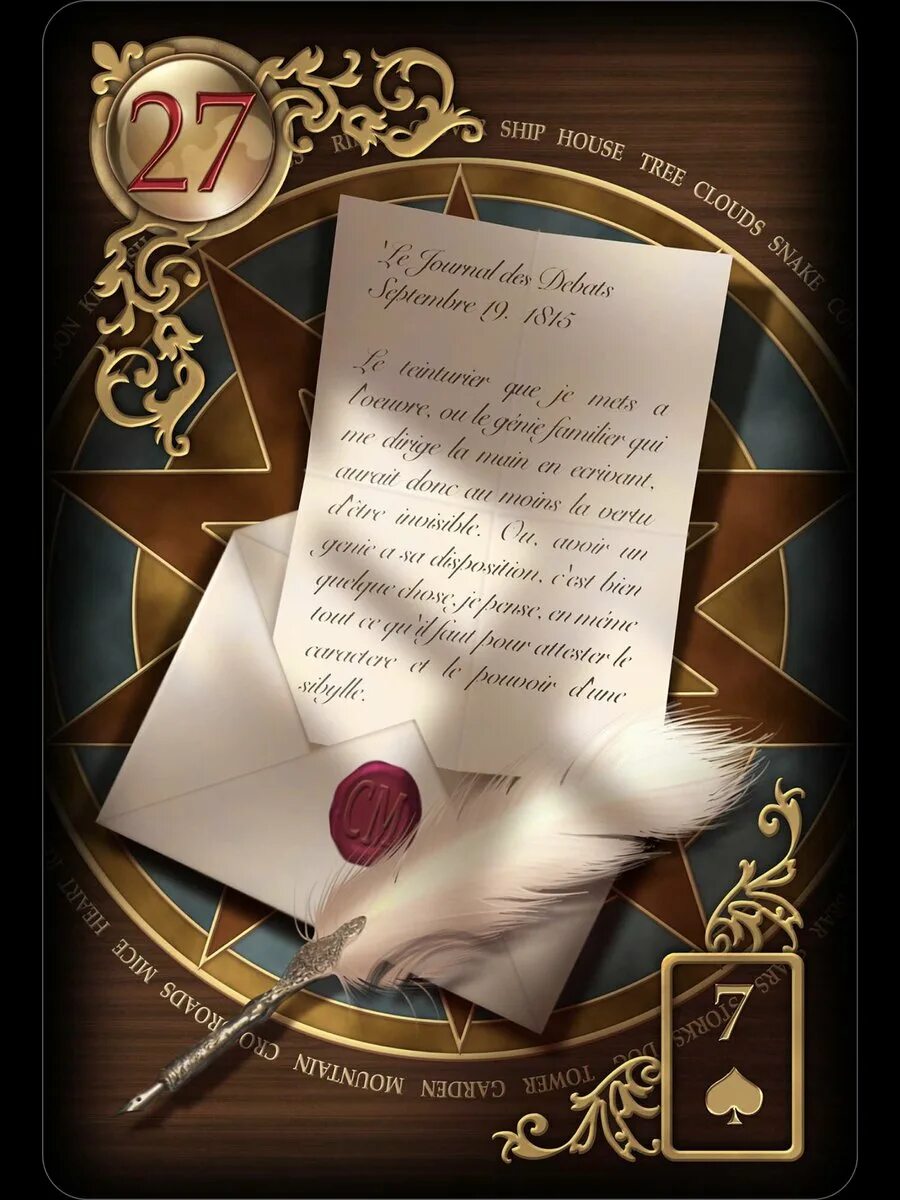 Послания карты таро. Карты ленорман золотые мечты. gilded reverie lenormand ciro marchetti. 27 карта ленорман. таро ленорман письмо.