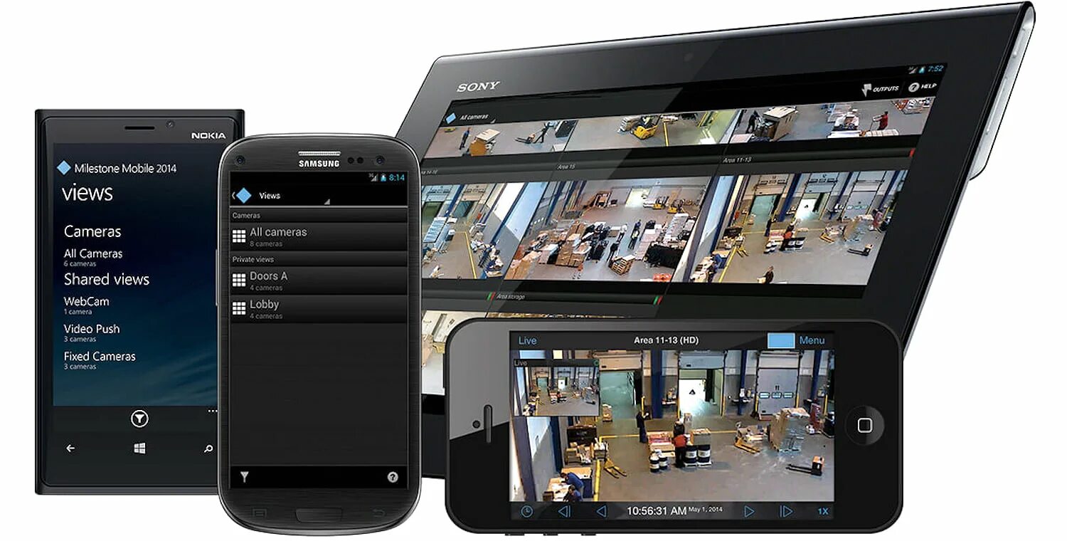 Devices pack. Мобильное видеонаблюдение. Milestone видеонаблюдение. Мобильный видеоконтроль. Milestone XPROTECT.