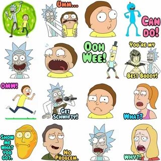 Стикеры рика