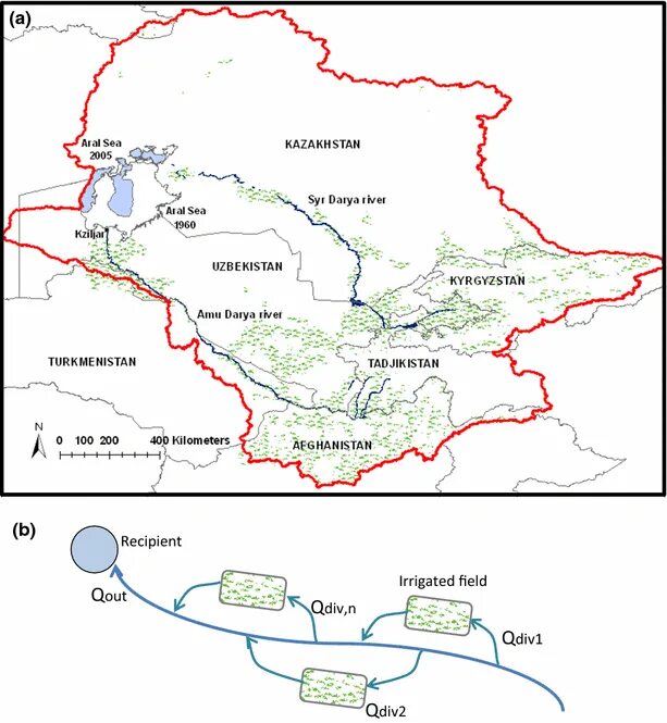 Реки Амударья и Сырдарья на карте. Бассейн реки Амударья на карте.