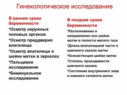 Влагалищное исследование у роженицы