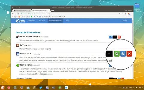 Gnome extensions install