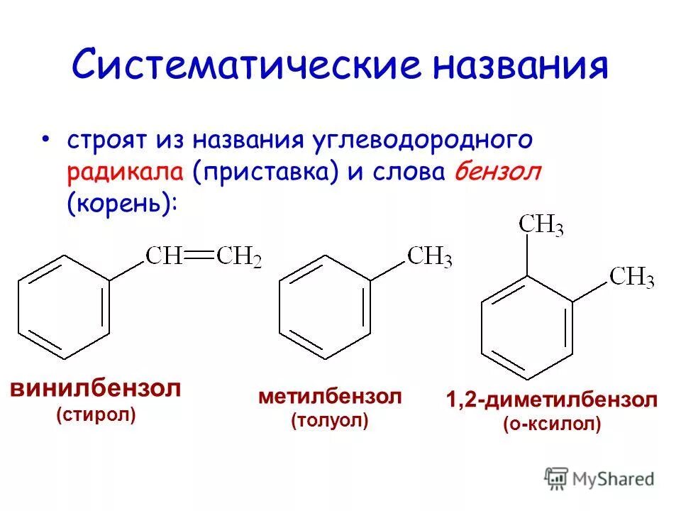 винилбензол является гомологом бензола