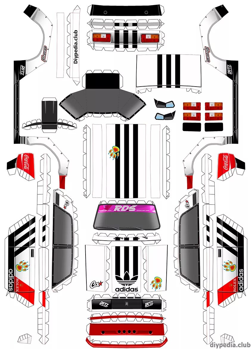 Шаблон для склеивания машин. Развертка машины ВАЗ 2107. Модель ВАЗ 2107 из бумаги. BMW m3 GTR развертка. ВАЗ 2105 развертка.
