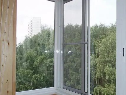 Сетка на раздвижные окна балкона