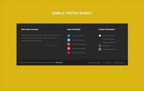 Footer
