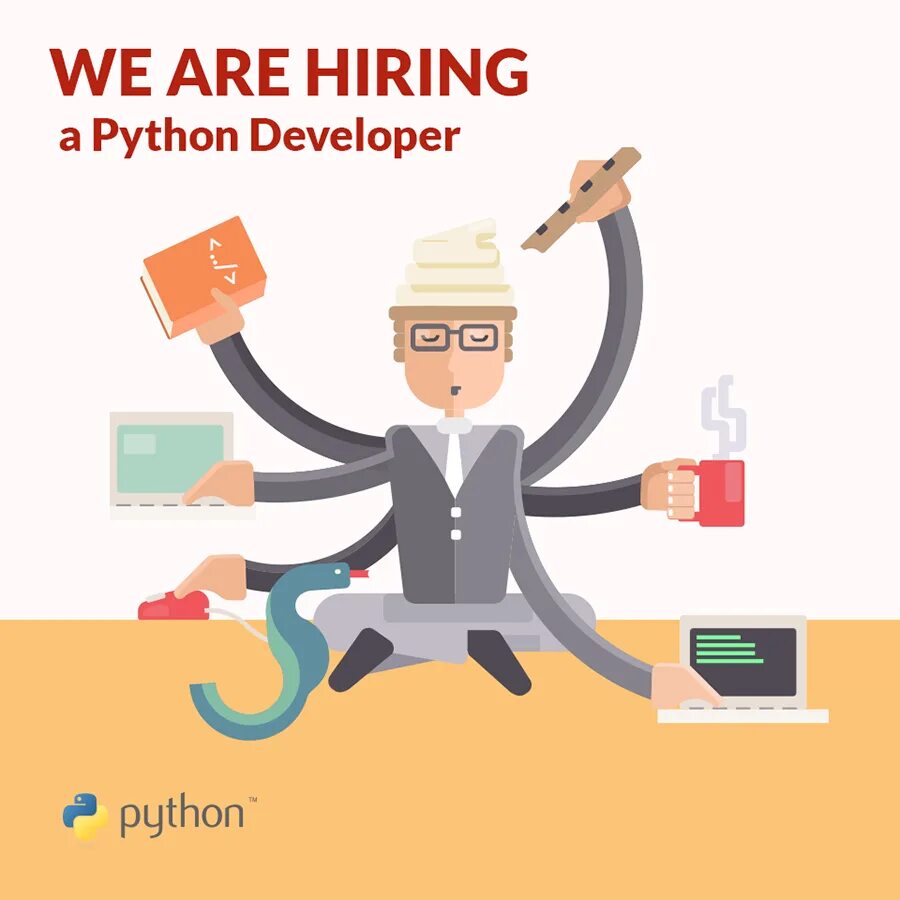 Разработчик на python. Python разработчик. разработчик пайтон картинки. питон разработчик чем занимается. иллюстрация python developer.