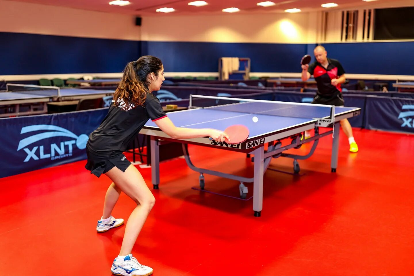 Включи пинг понг машины. Taraflex® Table Tennis. Пинг-понг. Настольный теннис девушки.