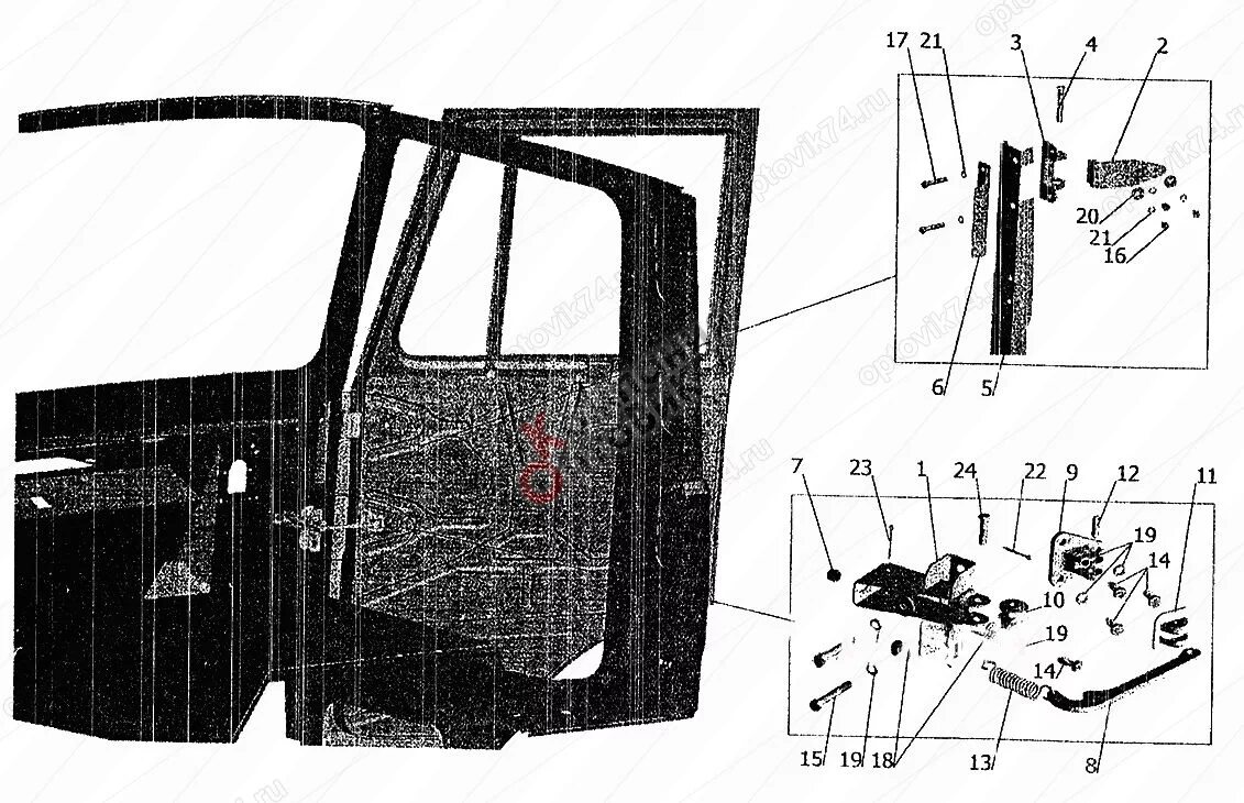 Купить дверь маз. Замок двери МАЗ 5336. Дверь МАЗ 5336. Замок двери МАЗ 5551. Петли дверные МАЗ 5440.