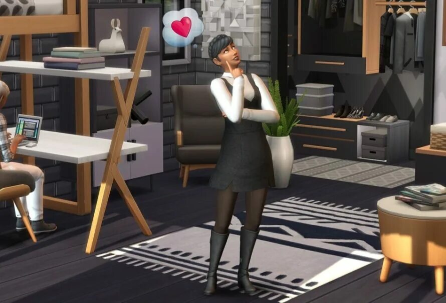 Симс 4 квартиры. Интерьер квартиры в симс 4. The sims 4: максимализм в интерьере. Симс 4 работа дизайнер. Симс 4 работа дизайнер.