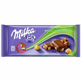 Milka шоколад с фундуком