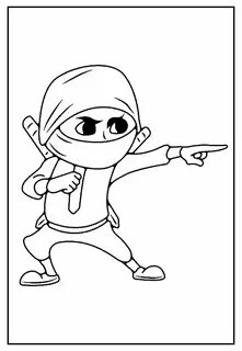 Spy ninjas coloring pages