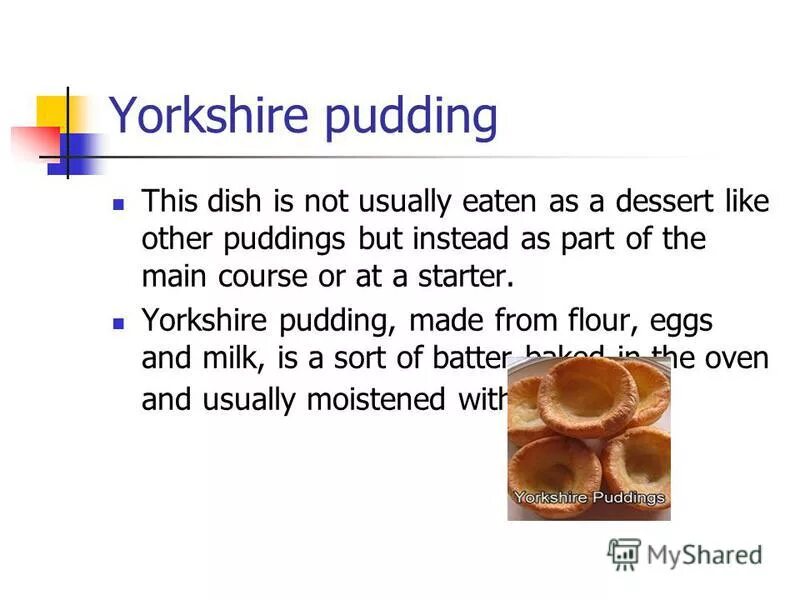 Where is the dish. Yorkshire Pudding презентация. Yorkshire Pudding Receipt. Yorkshire Pudding на английском техника приготовления с переводом. Yorkshire Pudding Boat Race.