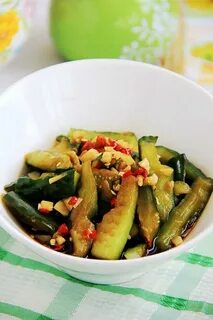 Огурцы соевый соус чеснок кунжут
