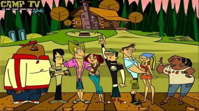 Лагерь тотал драма. Total Drama Adventure Camp.